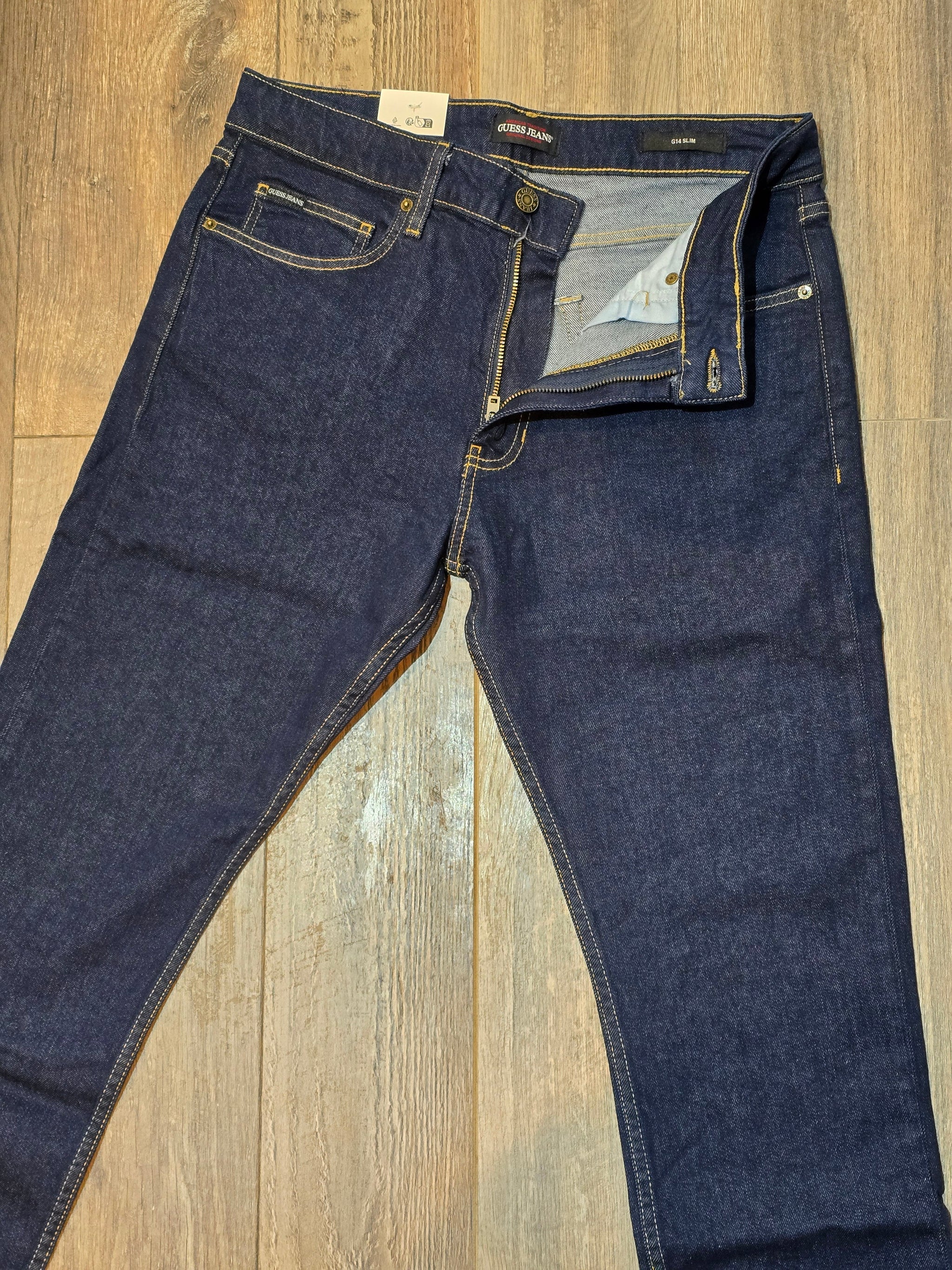 Guess Jeans G14 Mid Rise Slim Fit Jeans - Unwashed