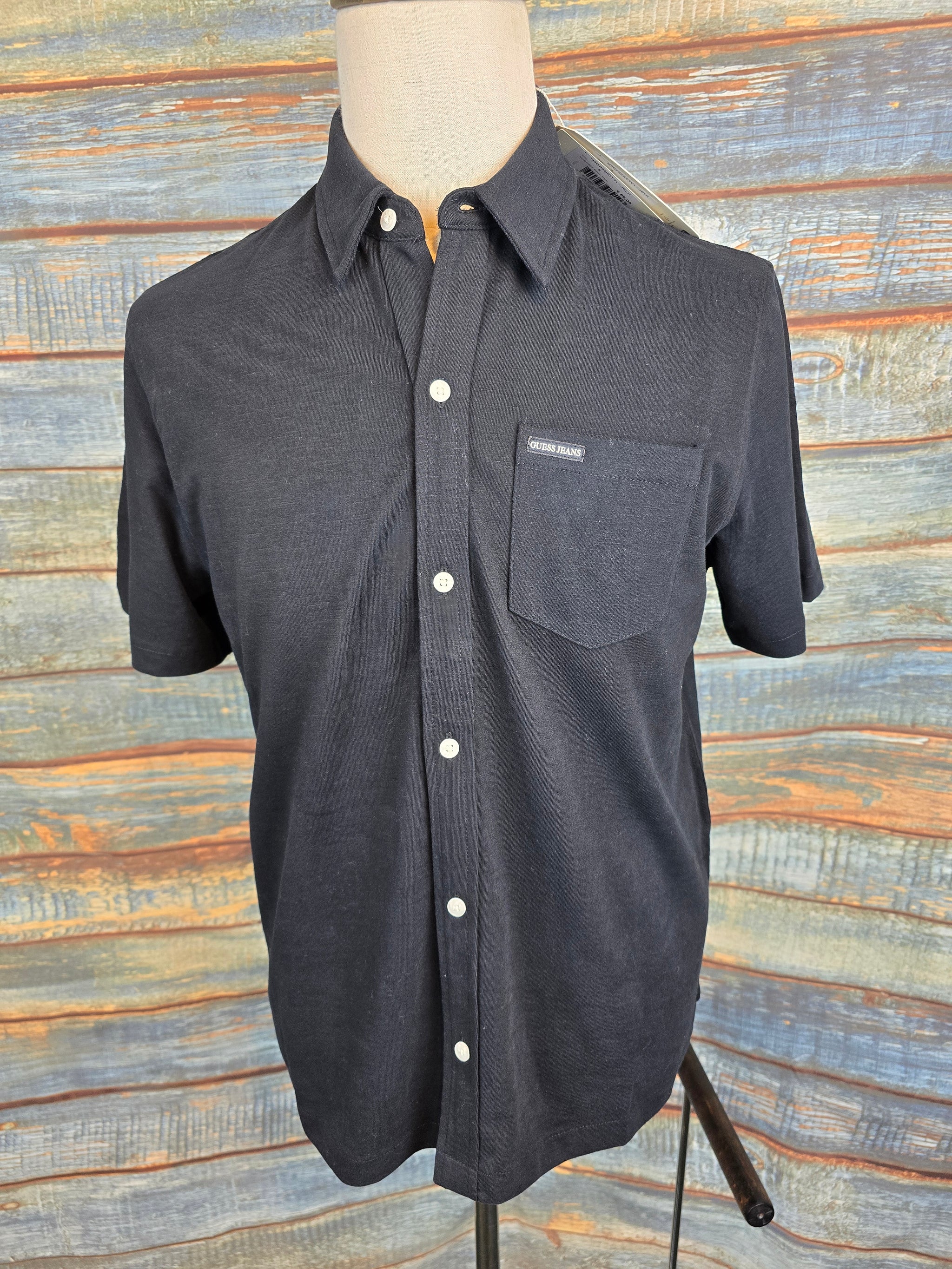 Guess Jeans Short Sleeve Slim Fit Pocket Shirt