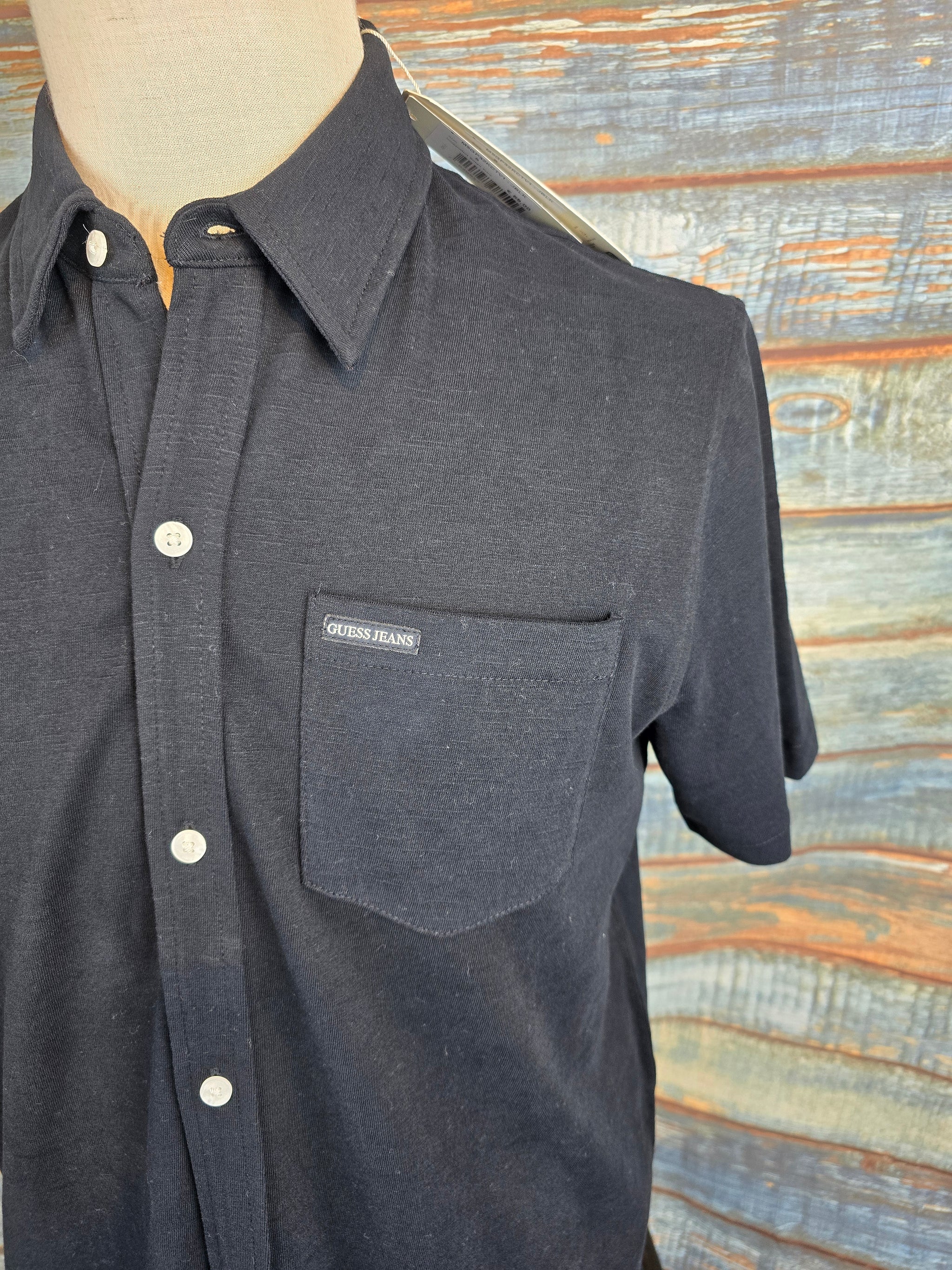 Guess Jeans Short Sleeve Slim Fit Pocket Shirt