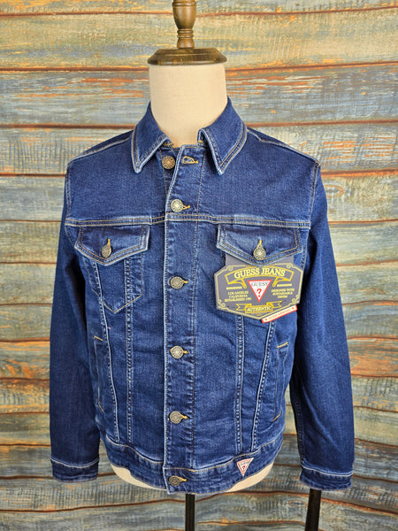 Guess Slim Fit Denim Trucker Jacket