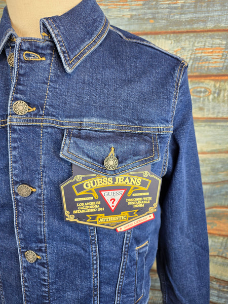 Guess Slim Fit Denim Trucker Jacket
