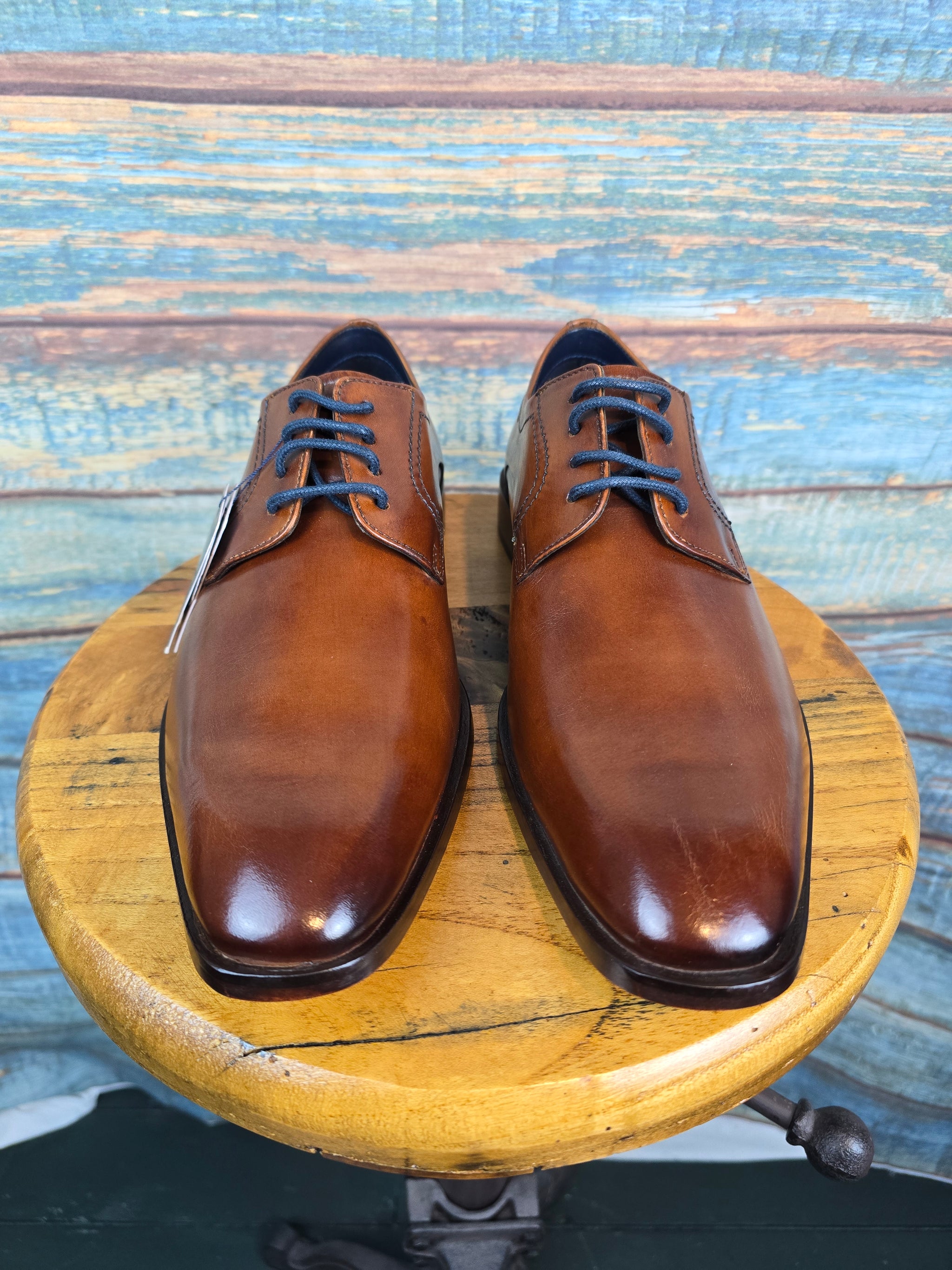 Bugatti Business lace-up cognac