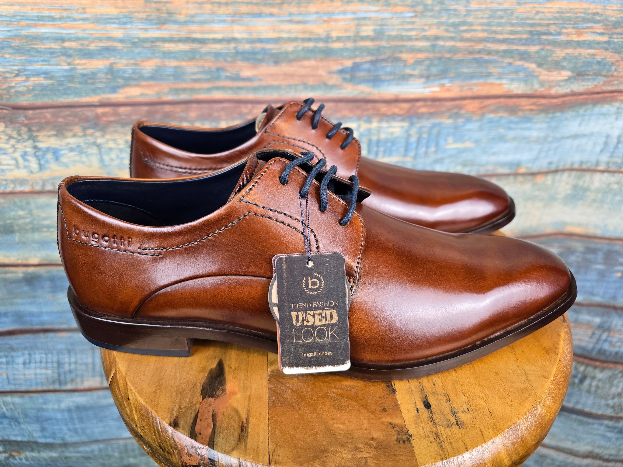 Bugatti Business lace-up cognac