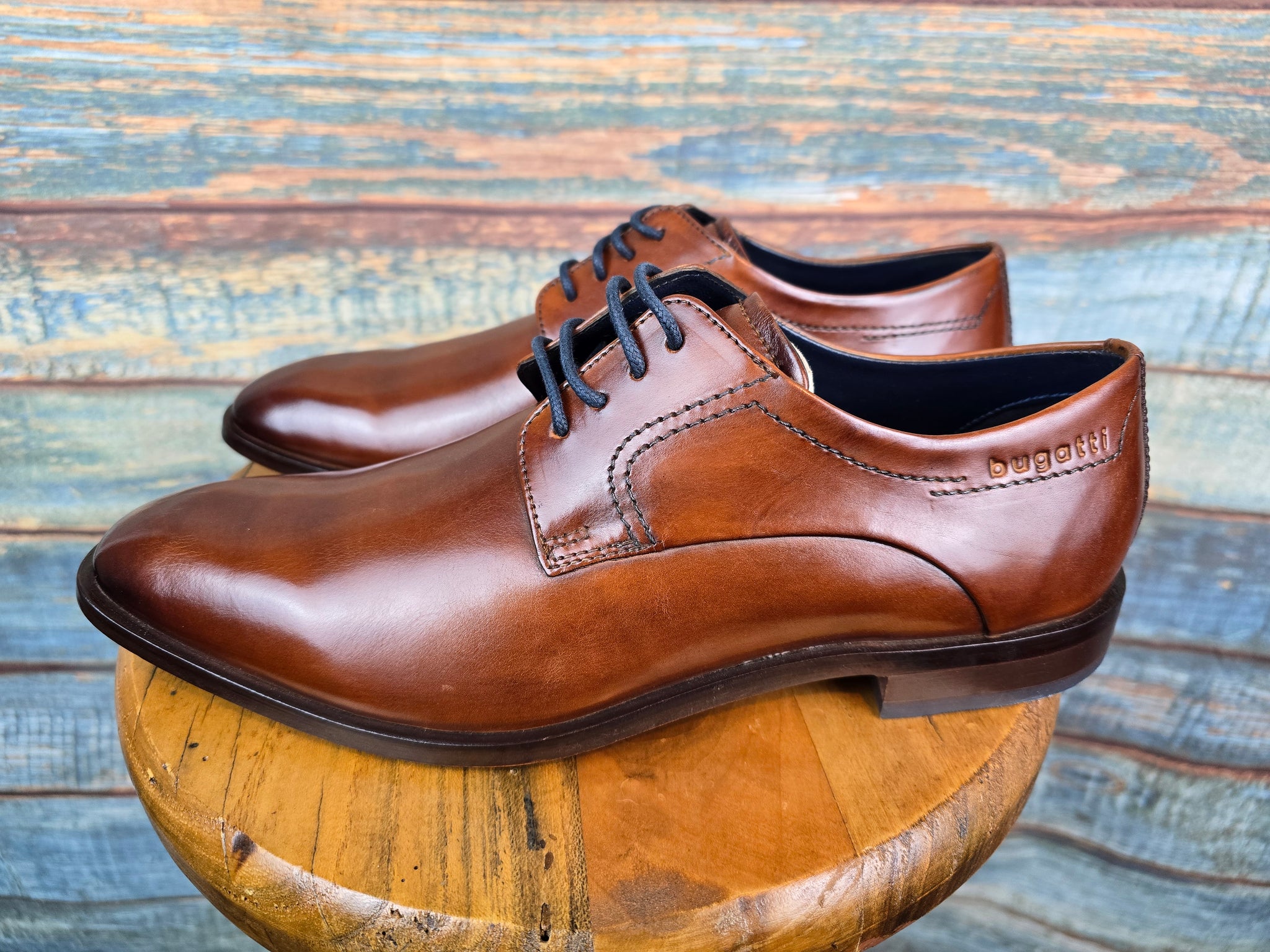 Bugatti Business lace-up cognac