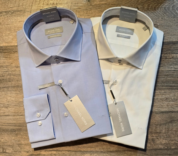 MICHAEL KORS Modern Fit Poplin Stretch Shirt
