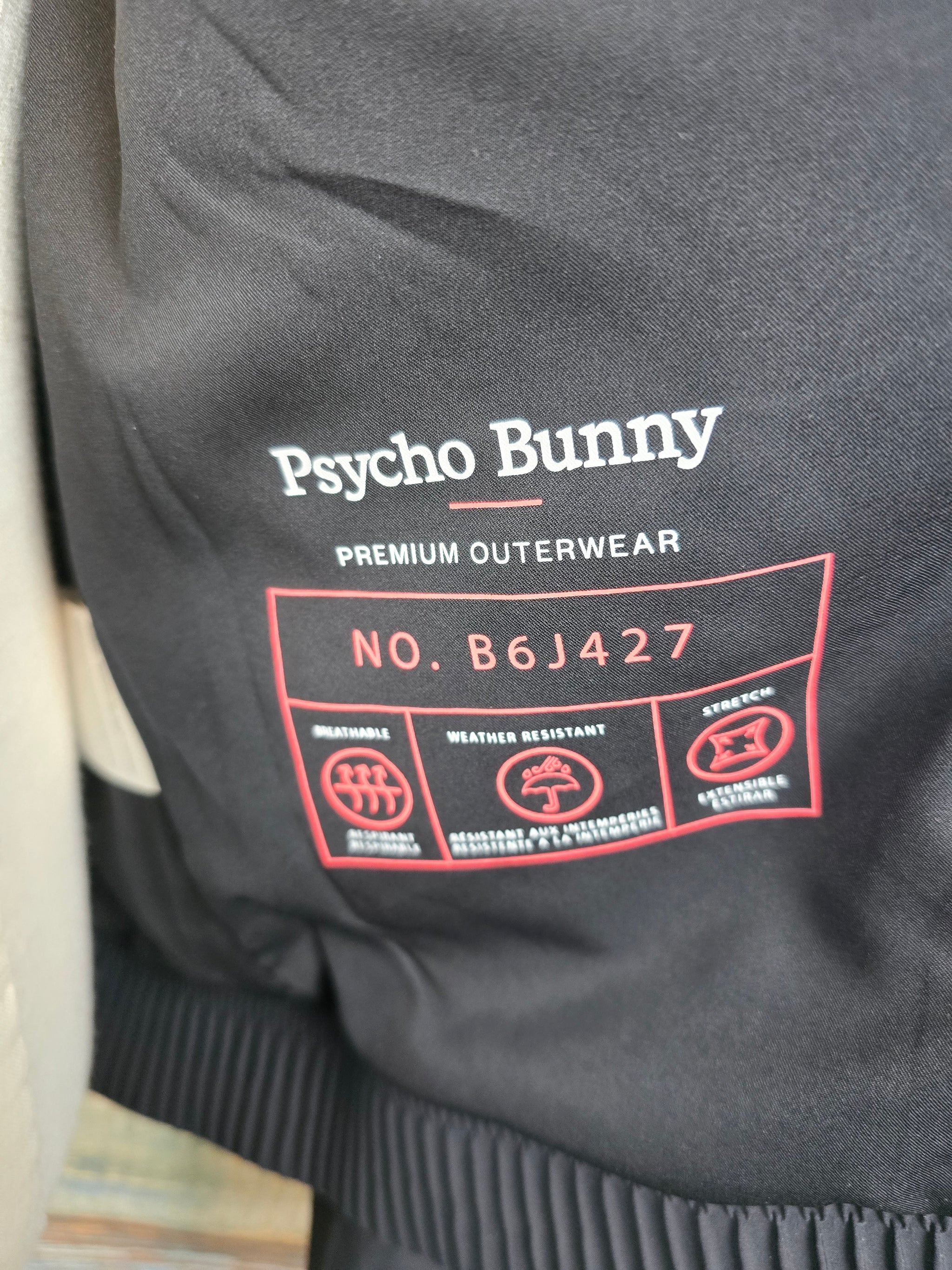 Psycho Bunny Chinos Woven Bomber Jacket