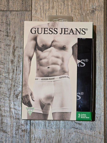 GUESS Jeans 3-Pack Trunks Black/Black/Black
