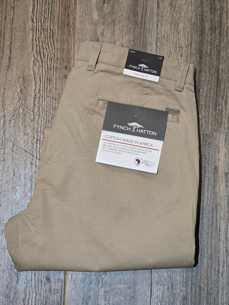 FYNCH-HATTON Regular Fit Summer Cotton Chinos