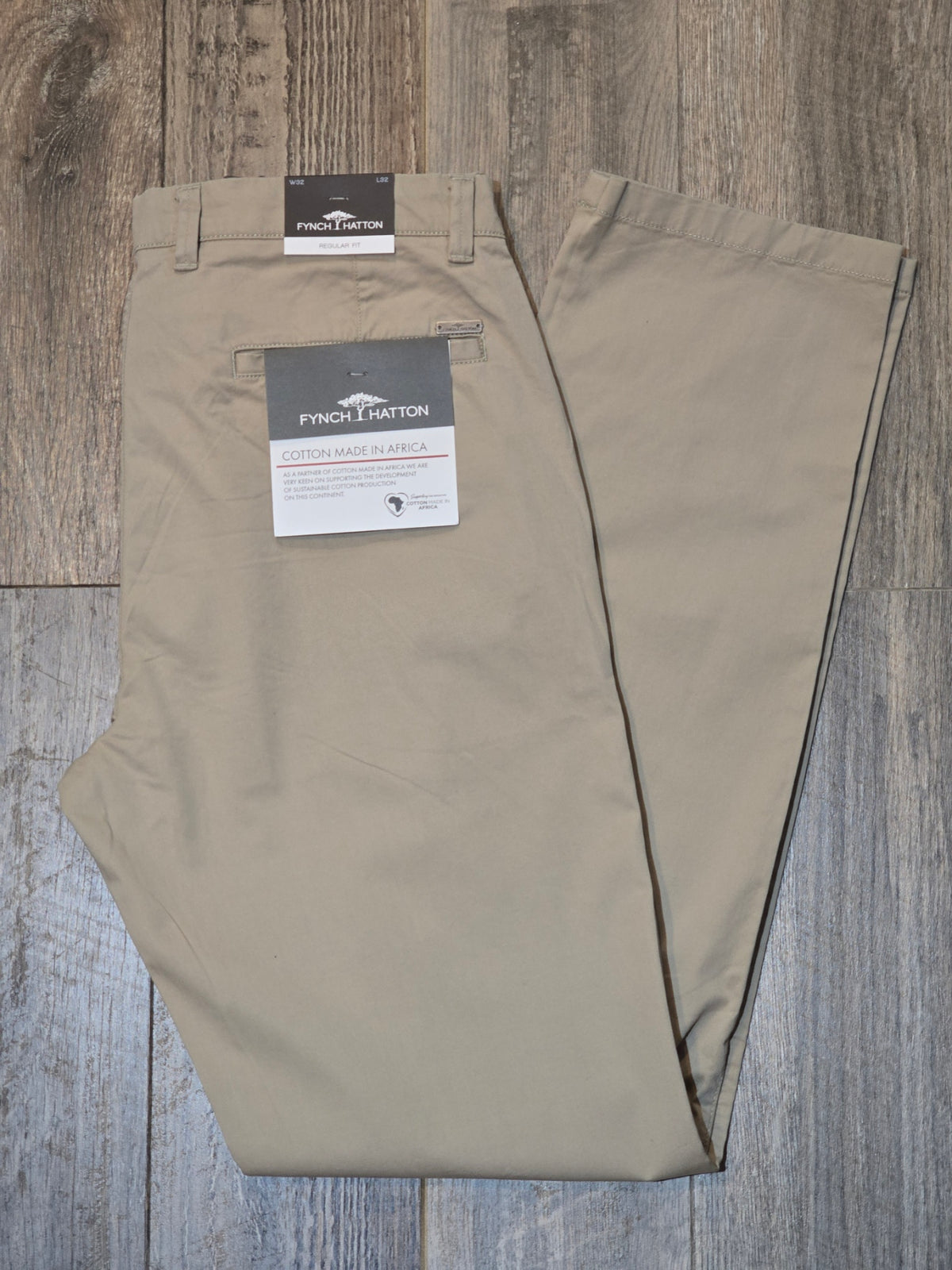 FYNCH-HATTON Regular Fit Summer Cotton Chinos