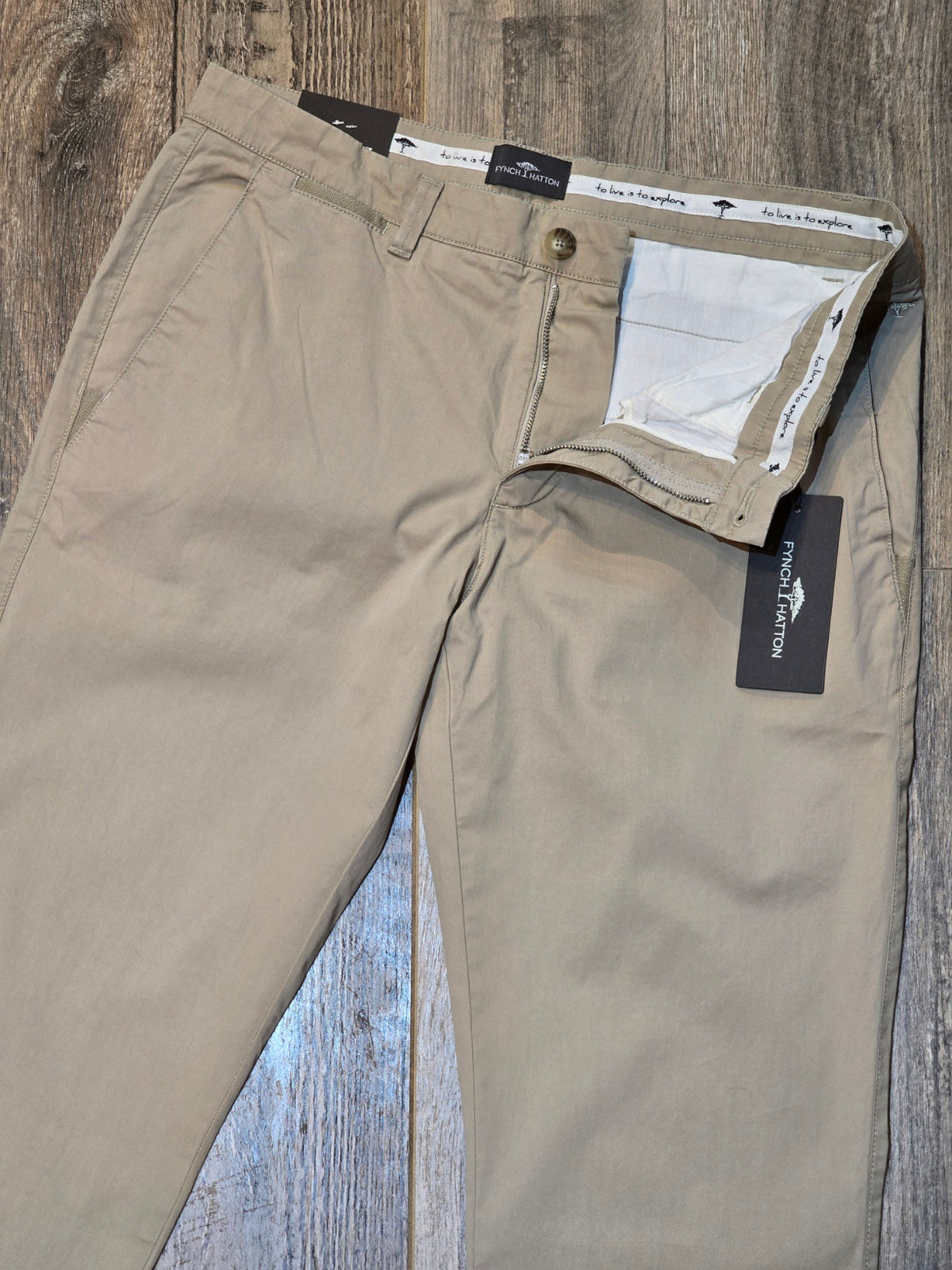 FYNCH-HATTON Regular Fit Summer Cotton Chinos