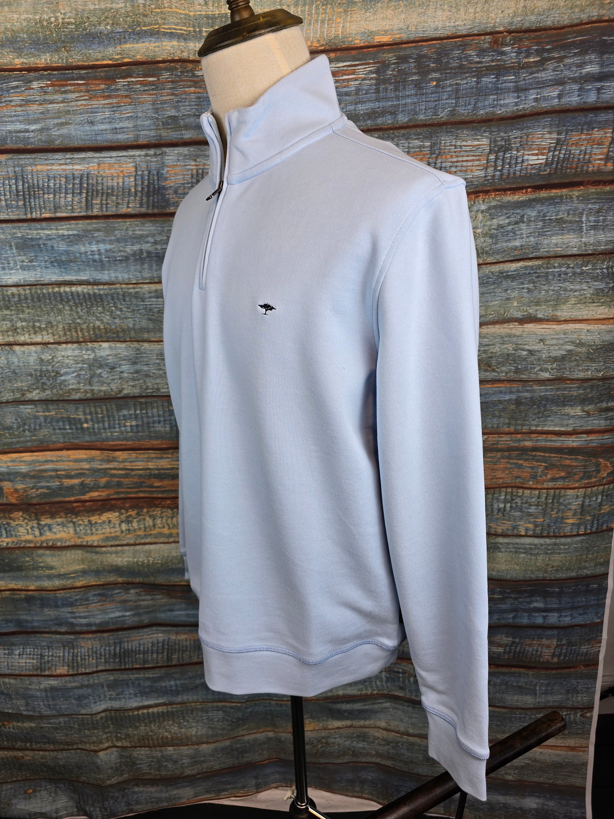 FYNCH HATTON 1/4 Zip Summer Cotton Sweat