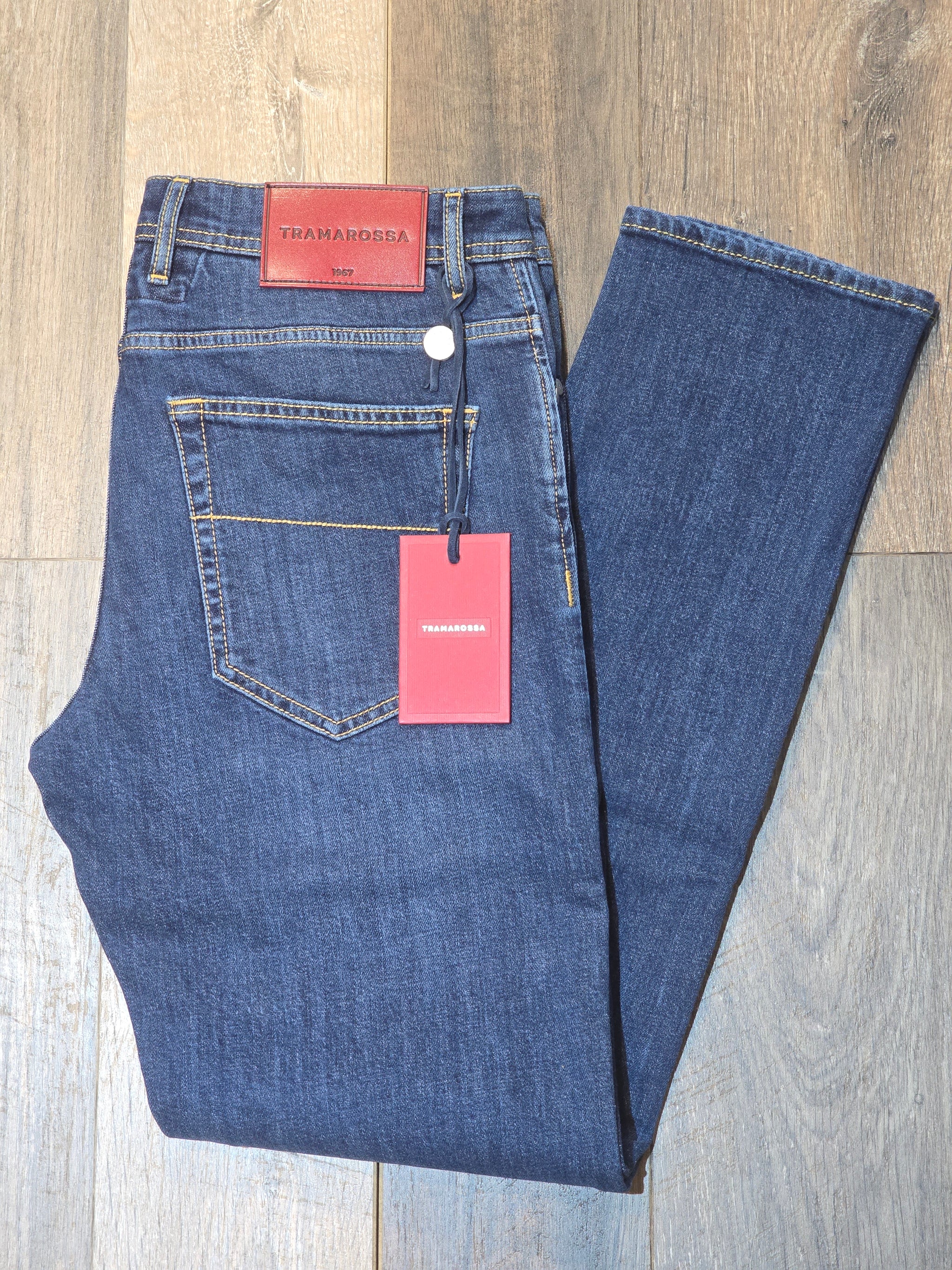 TRAMAROSSA BRANDO Slim Fit Jeans - Blue Heritage