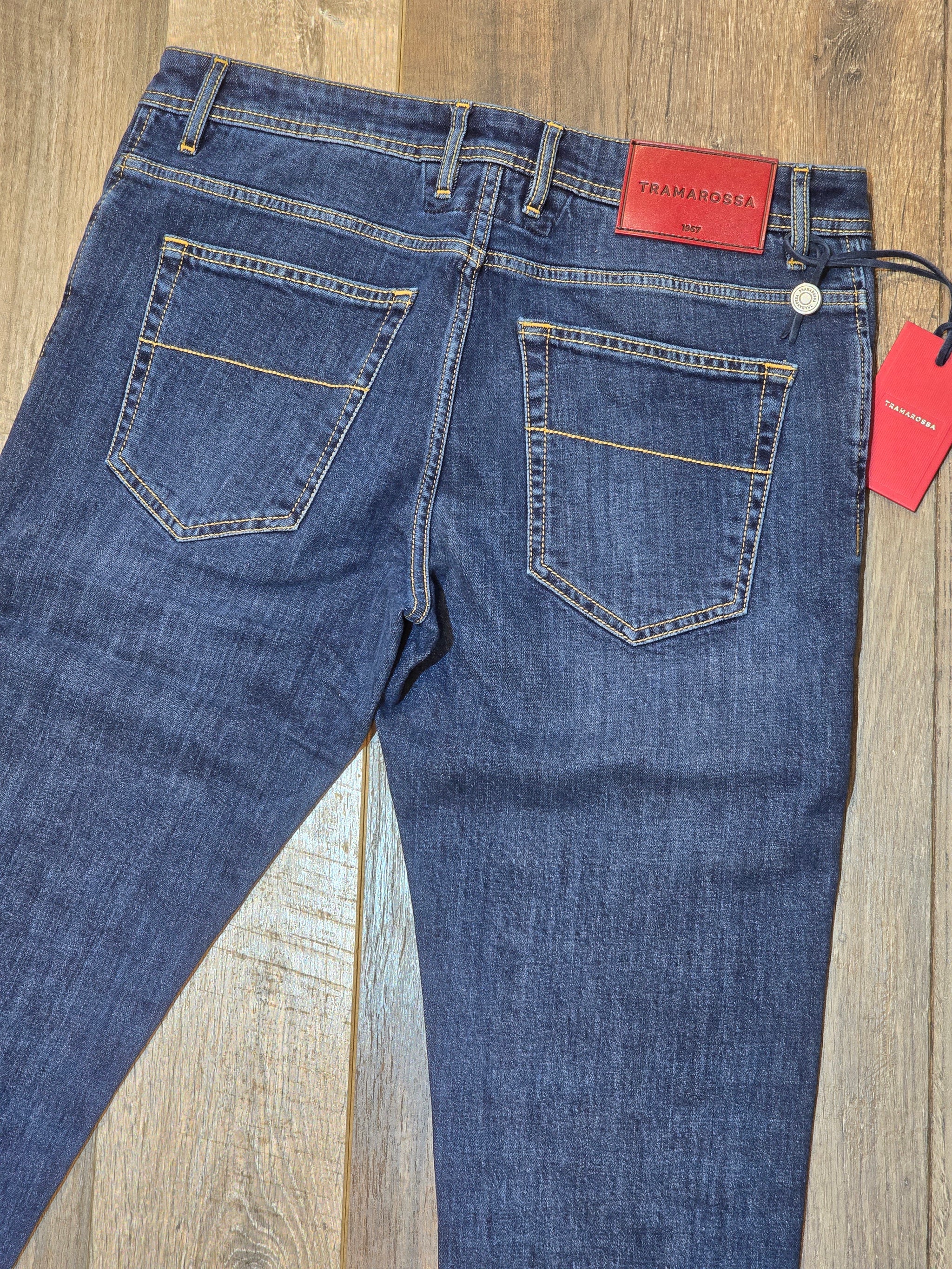 TRAMAROSSA BRANDO Slim Fit Jeans - Blue Heritage