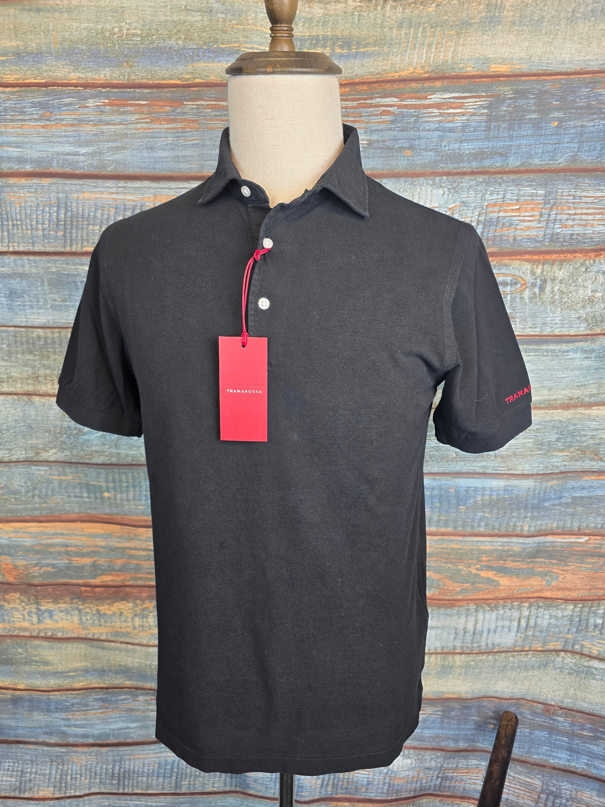 TRAMAROSSA MIKE garment washed Slim Fit Polo shirt