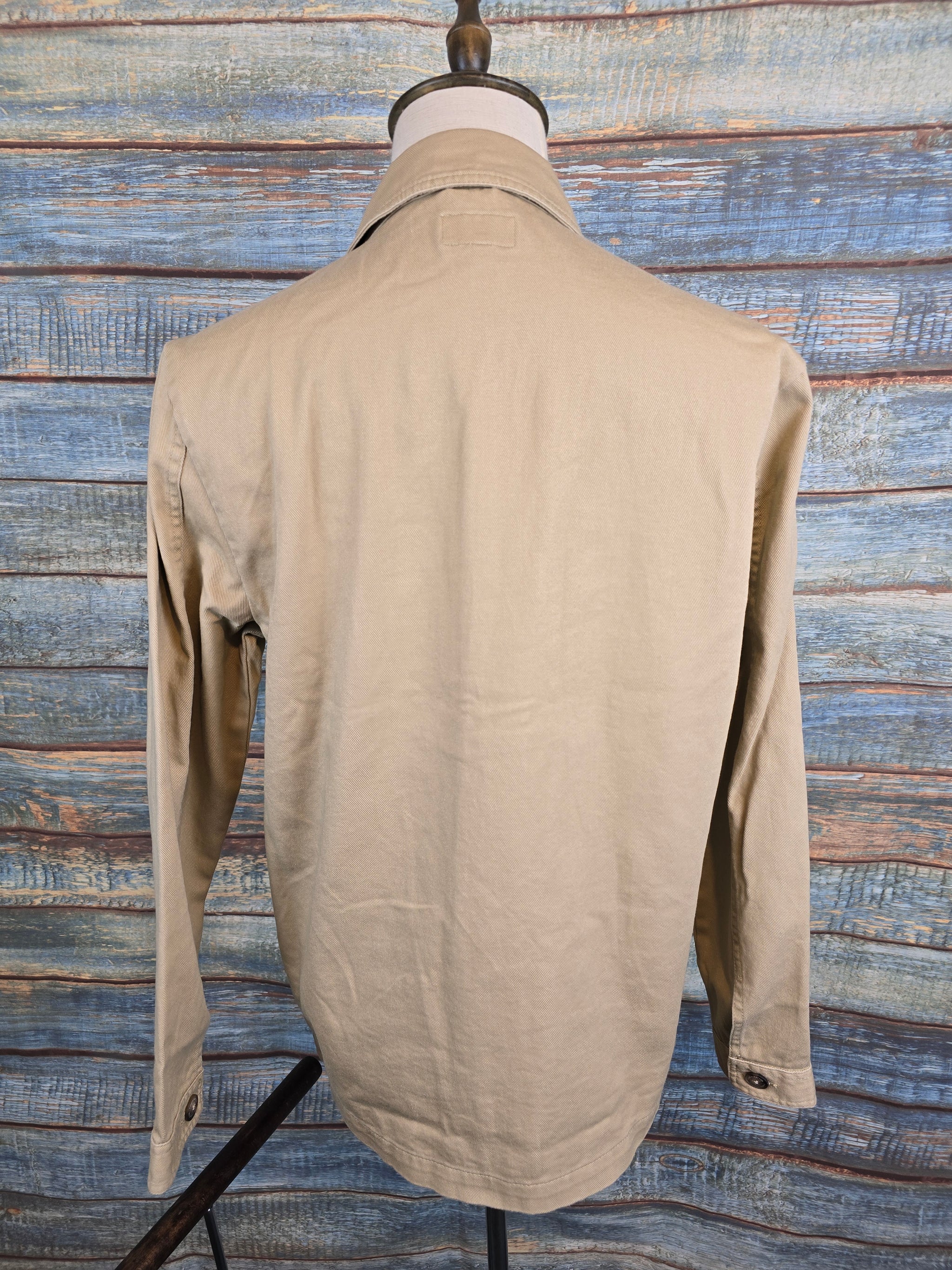 FYNCH-HATTON Summer Garment Dyed Twill Overshirt