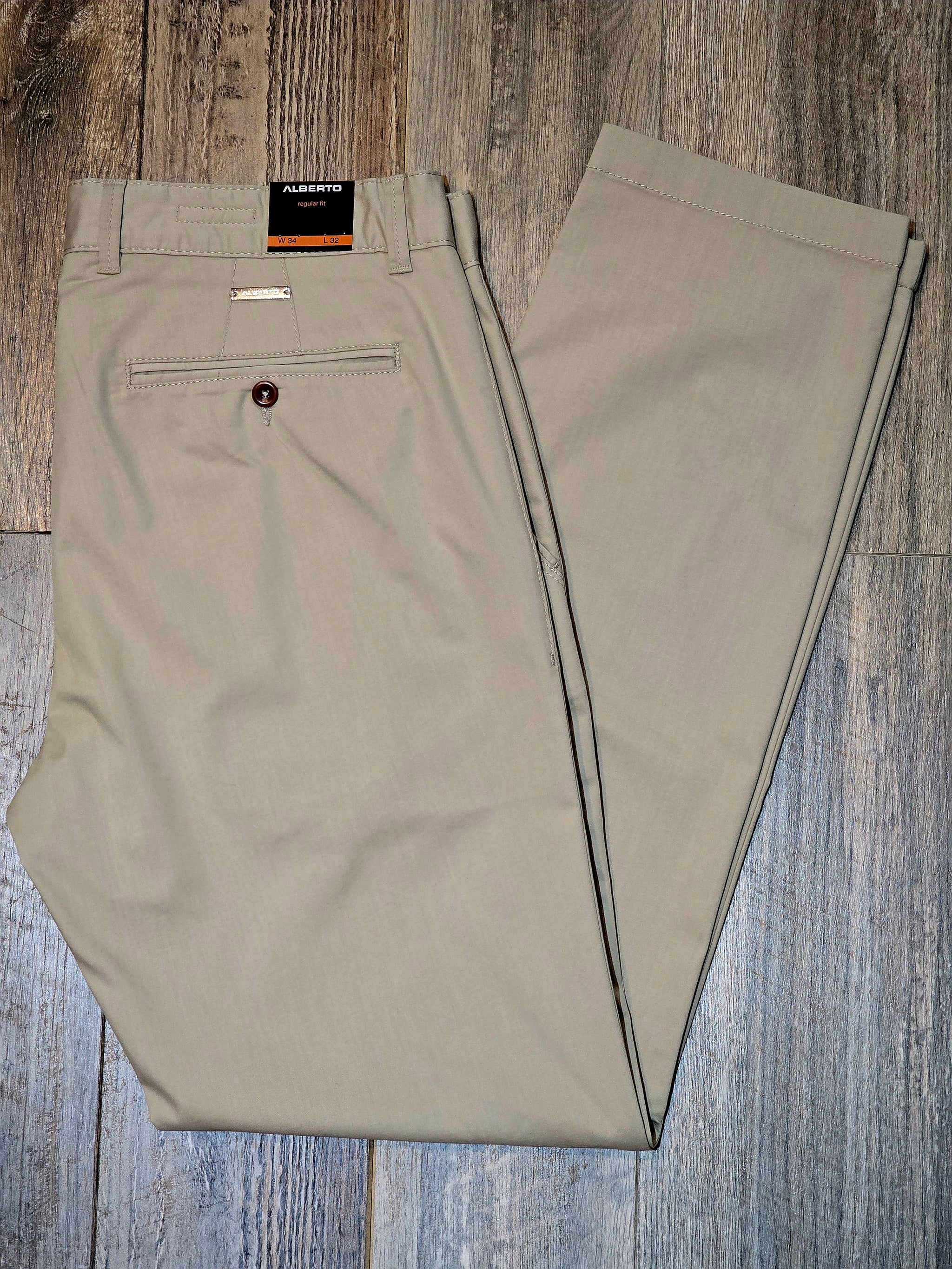 Alberto LOU Regular fit Premium - Ceramica® Gabardine Chinos