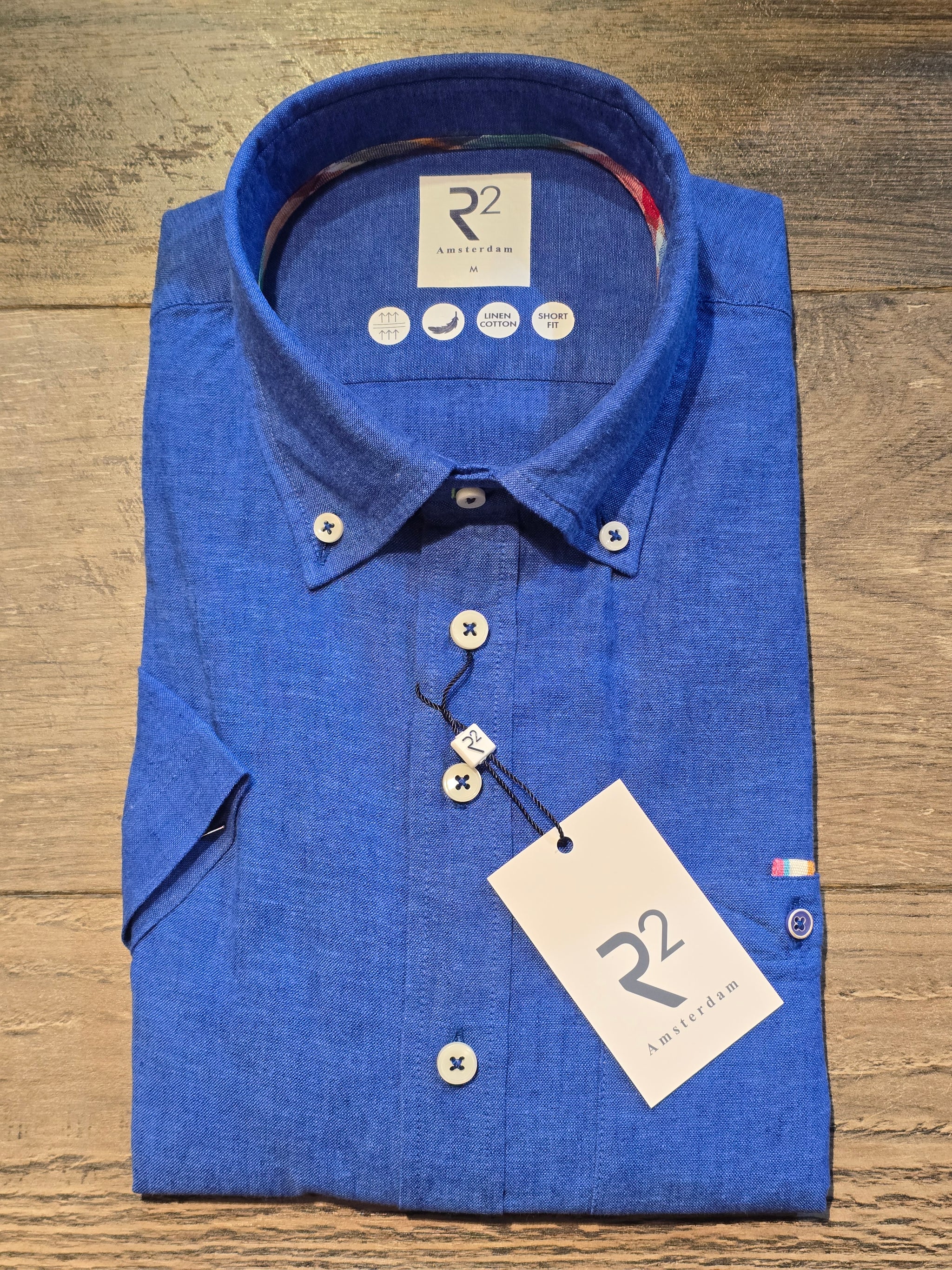 R2 - Amsterdam Short Sleeve Linen Blend Shirts