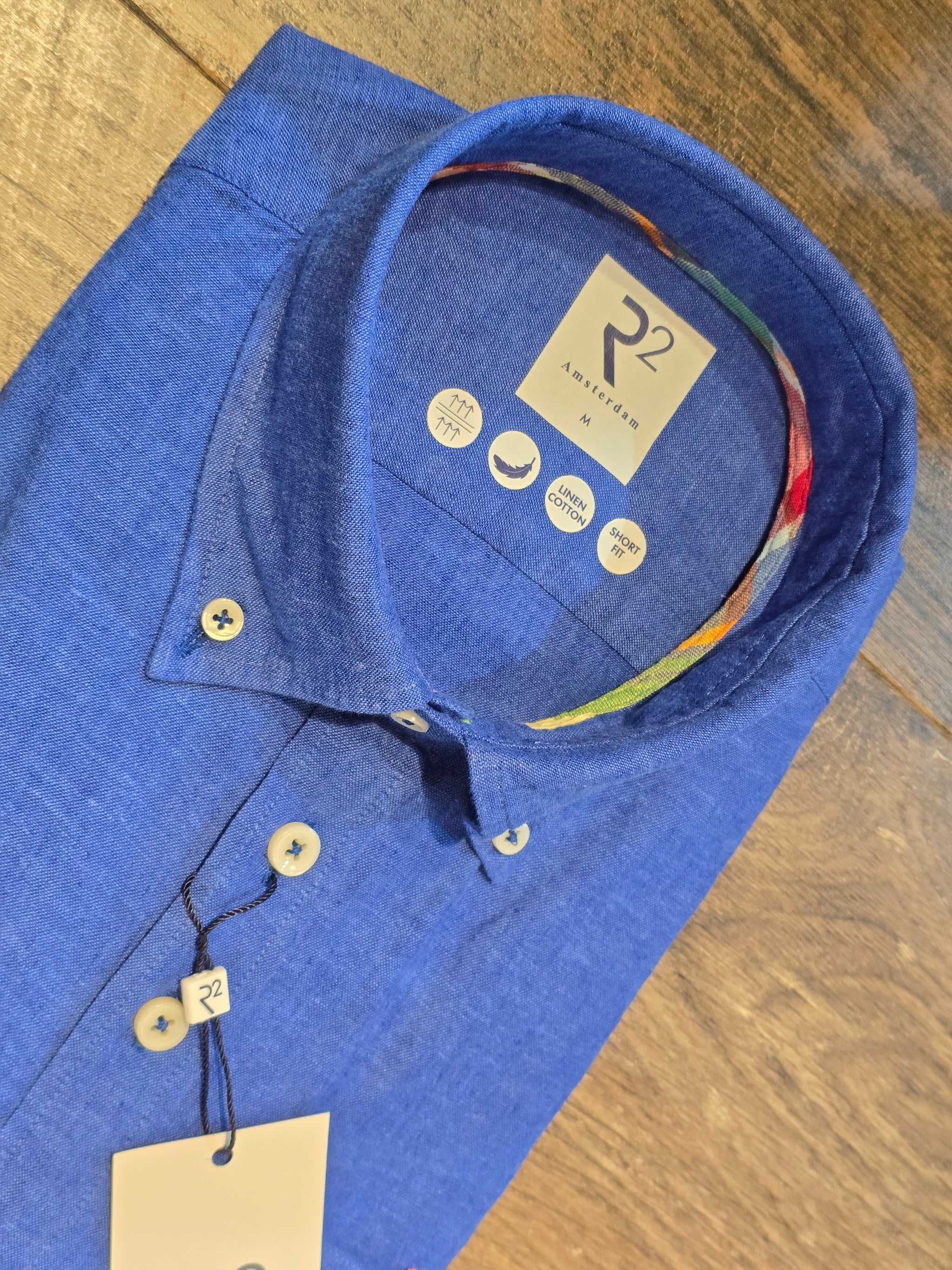 R2 - Amsterdam Short Sleeve Linen Blend Shirts