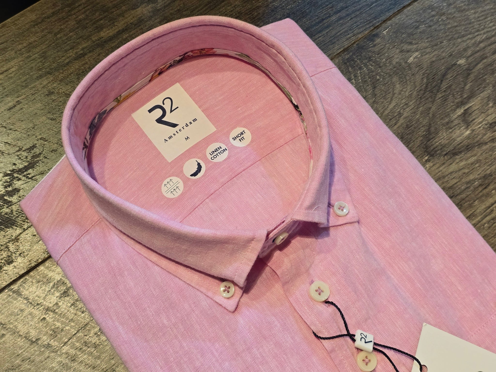 R2 - Amsterdam Short Sleeve Linen Blend Shirts