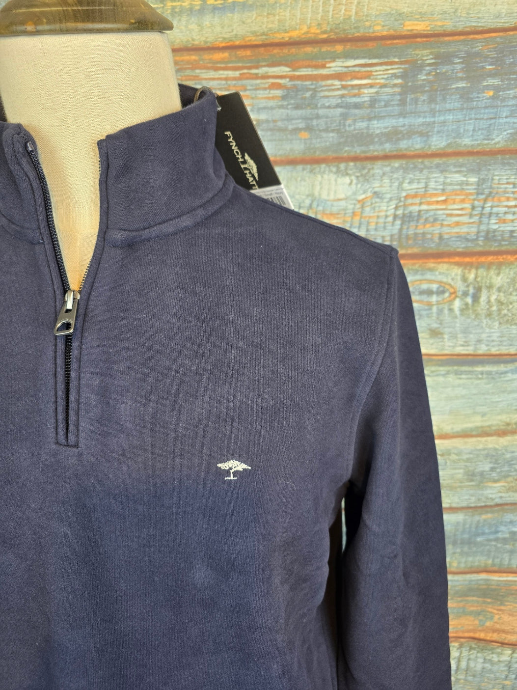 FYNCH HATTON 1/4 Zip Summer Cotton Sweat