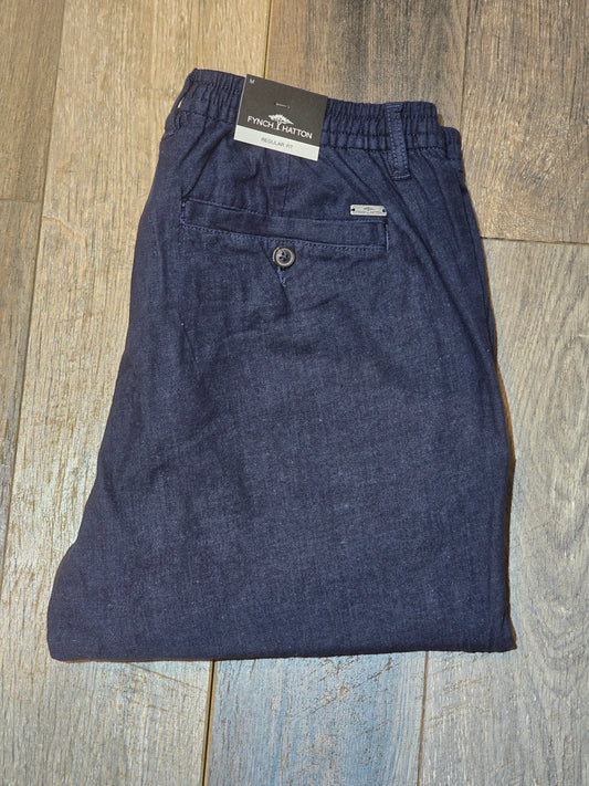 FYNCH-HATTON Regular Fit Two tone Structure Chino