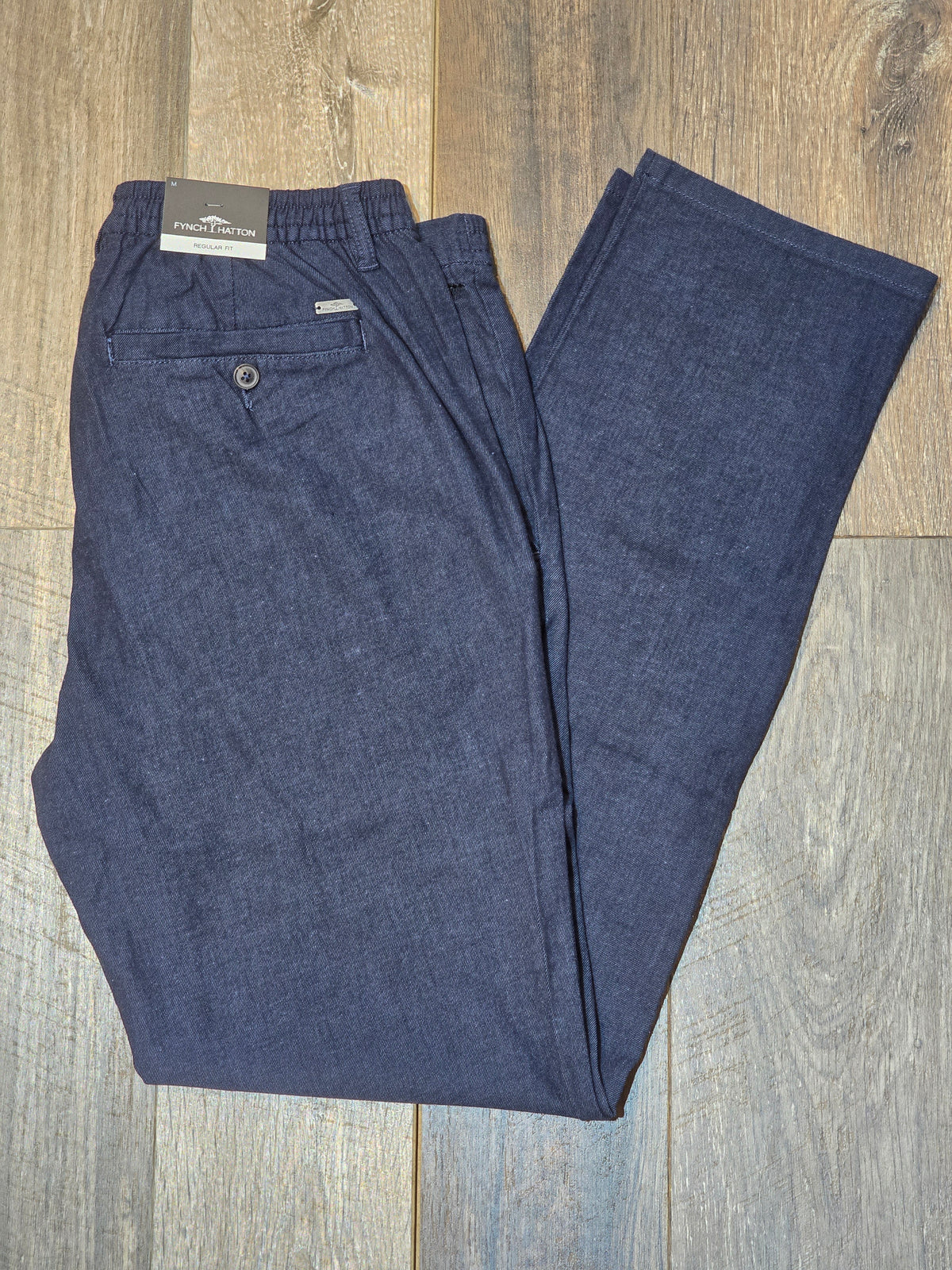 FYNCH-HATTON Regular Fit Two tone Structure Chino