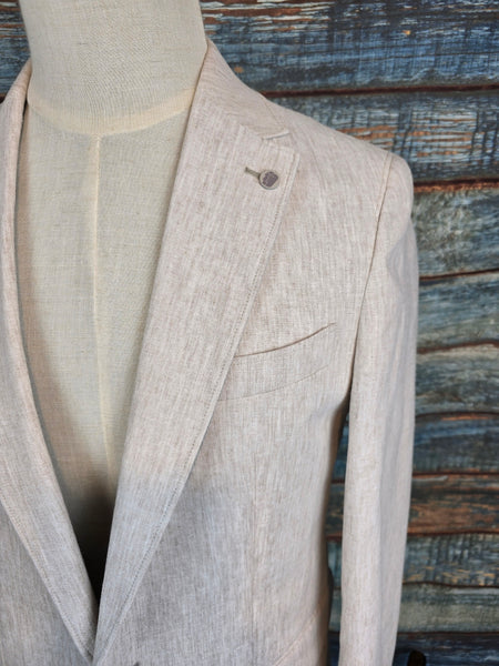 Remus Uomo Slim Fit Linen-Blend Jacket
