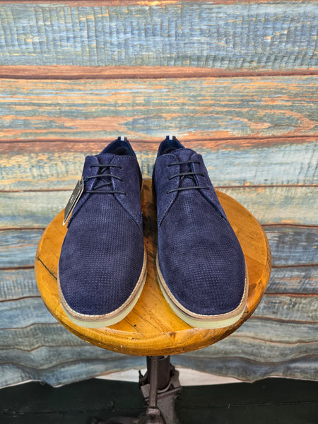 Bugatti Summer Navy Suede shoes