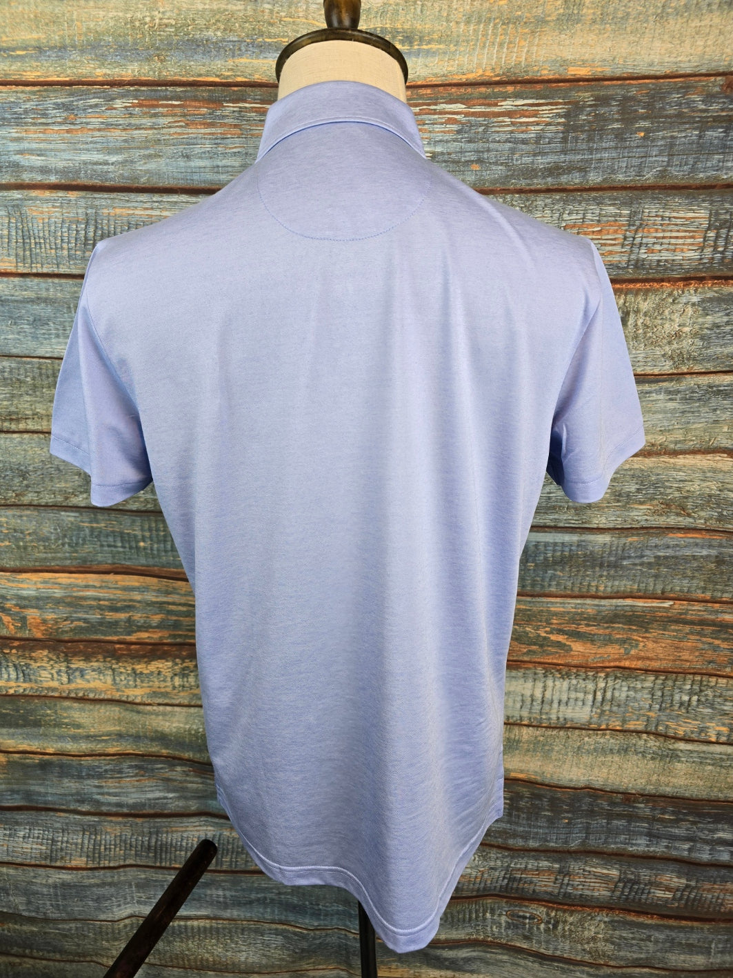 R2 - Amsterdam Short Sleeve Knitted linen blend polo