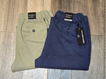Remus Uomo Straight Leg Cotton-Tencel Blend Chinos