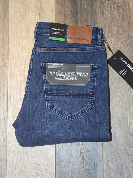 Remus Uomo Apollo Slim Fit/Power stretch Mid Summer wash jeans