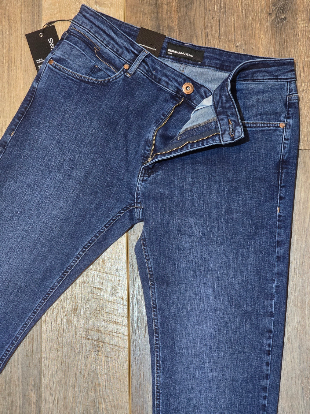 Remus Uomo Apollo Slim leg/Power stretch Mid Summer wash jeans