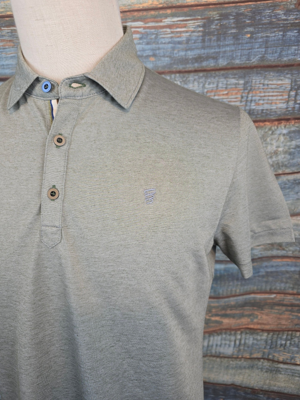 R2 - Amsterdam Short Sleeve Knitted linen blend polo