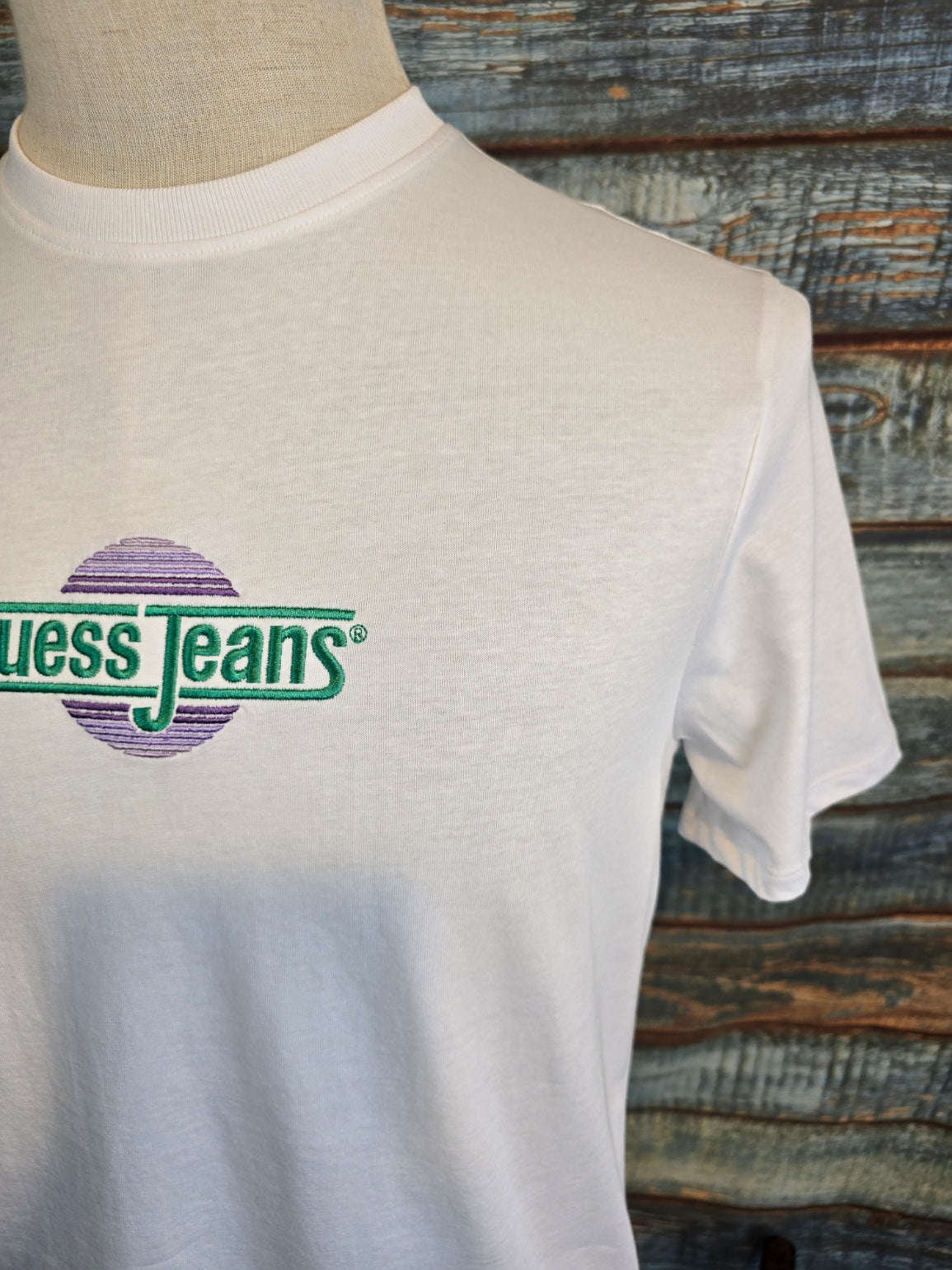 GUESS Jeans Embroidered Logo T-Shirt