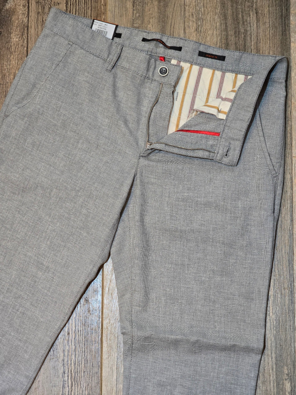 Alberto LOU Regular fit Premium Linen Mix Chinos