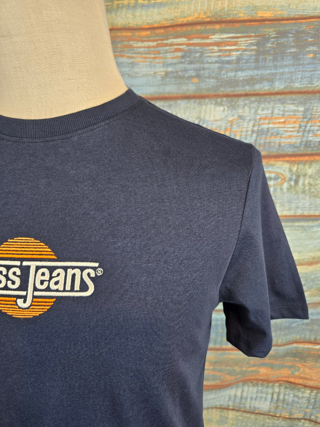 GUESS Jeans Embroidered Logo T-Shirt