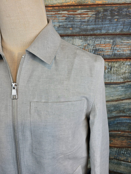 Remus Uomo Cotton-Linen Shirt Jacket – Regular Fit