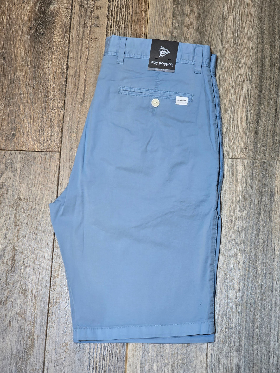 Roy Robson Regular fit Light Blue Chino Shorts