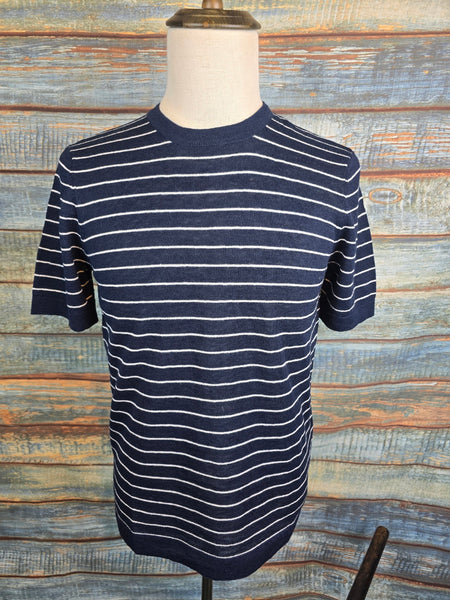 Roy Robson Regular Fit Linen and Cotton Kinit T-shirt