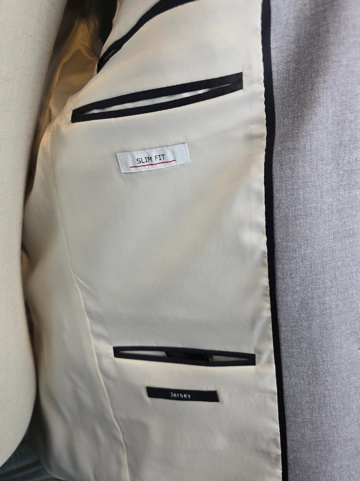 Roy Robson Slim Fit Stone 2 button Suit