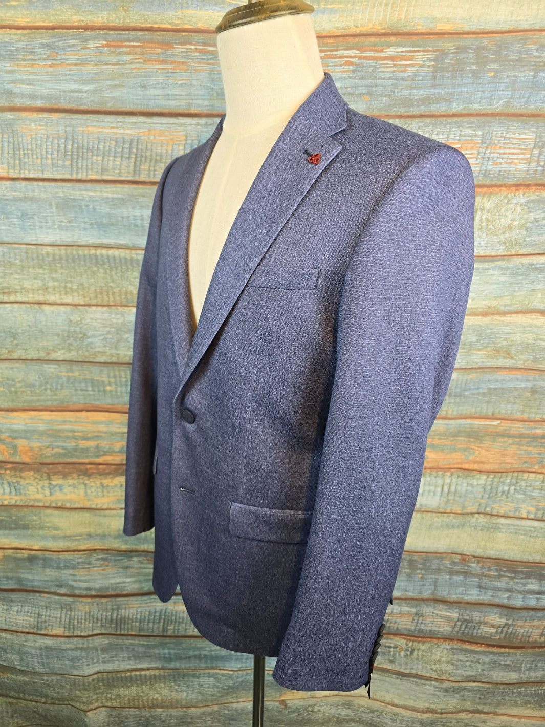 Roy Robson Slim Fit Blue / Grey 2 button Suit