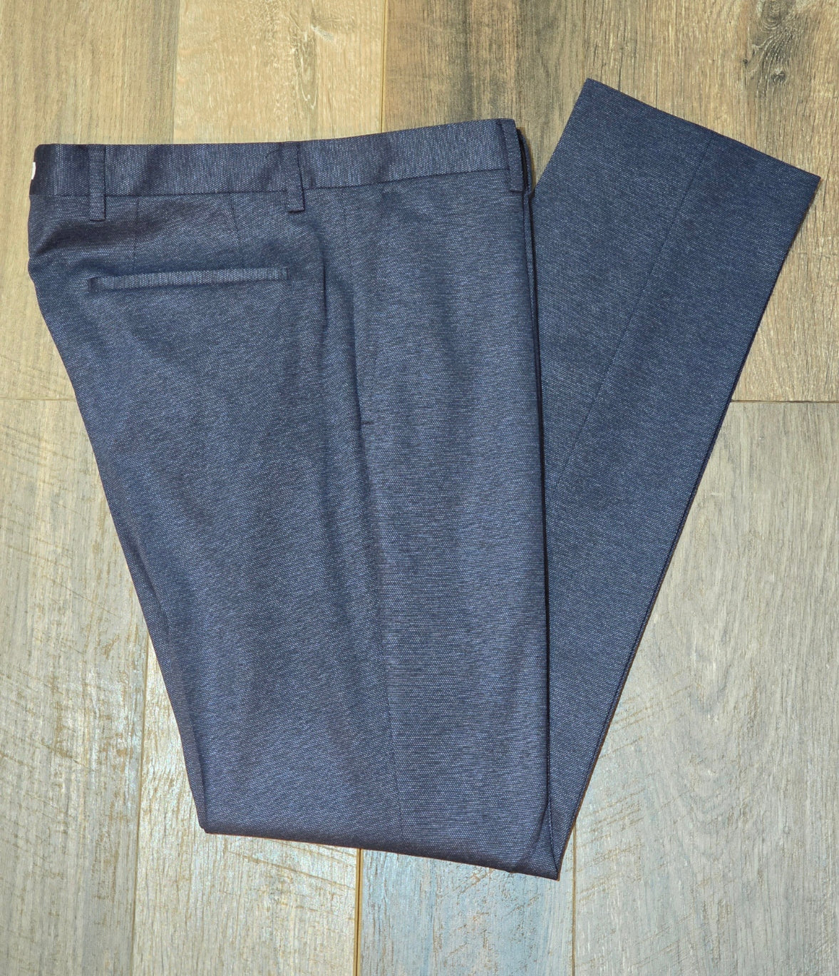 Roy Robson Slim Fit Navy 2 button Jersey Suit