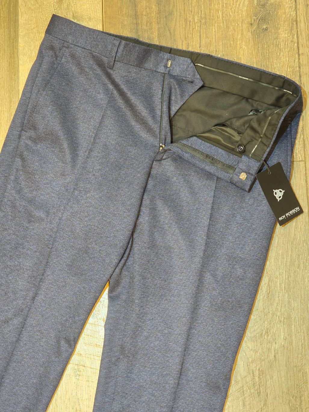 Roy Robson Slim Fit Blue / Grey 2 button Suit