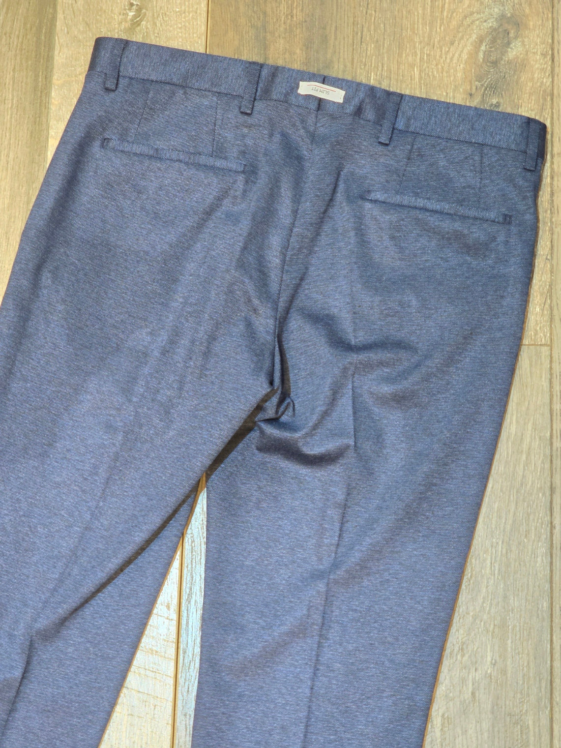 Roy Robson Slim Fit Navy 2 button Jersey Suit