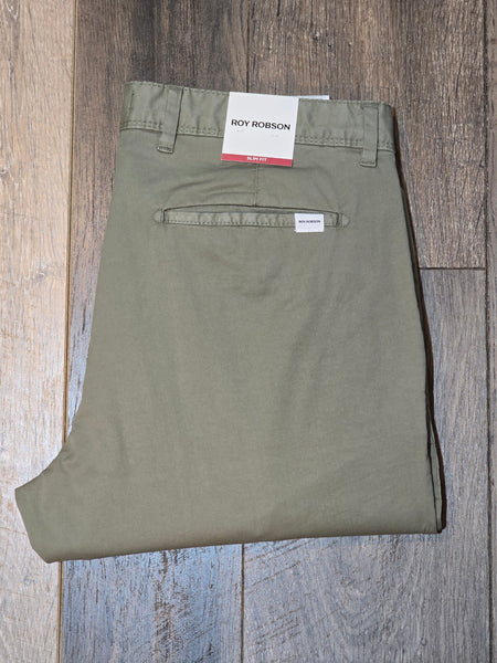 Roy Robson Slim Fit stretch cotton chinos