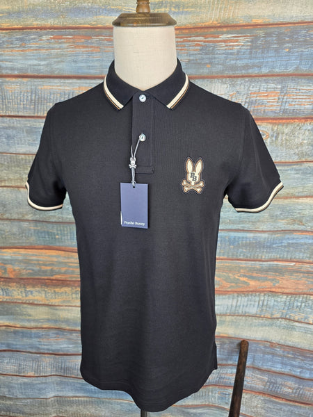 PSYCHO BUNNY Wade pique polo shirt