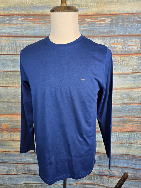 FYNCH HATTON LONG SLEEVE COTTON T-SHIRTS