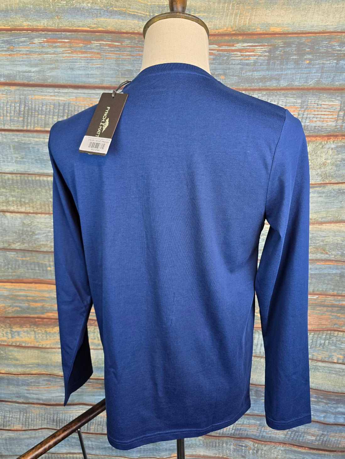 FYNCH HATTON LONG SLEEVE COTTON T-SHIRTS