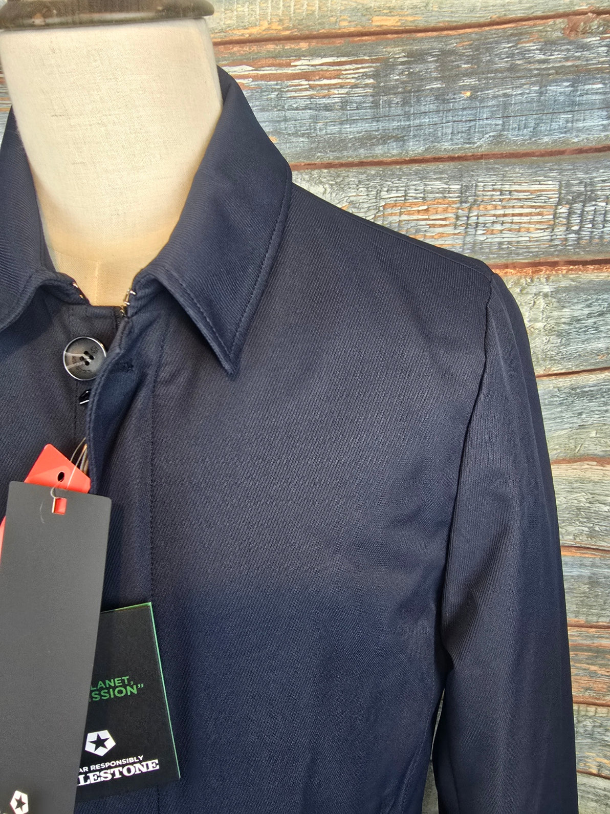 MILESTONE Matthew Navy Rain Coat with removable liner