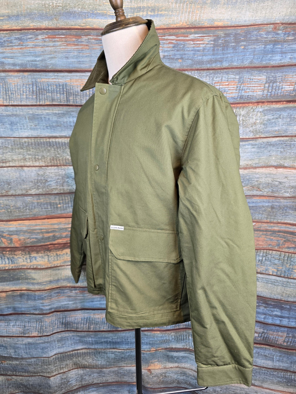 Guess Jeans Winter Canvas Bomber Jacket